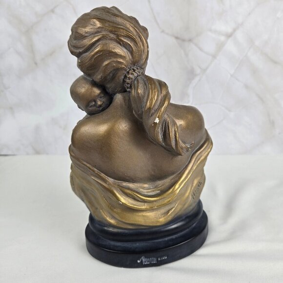 Austin Sculpture "Heaven Sent" Mother and Baby Sculpture Made in Mexico Vintage - Picture 5 of 12